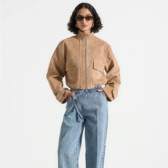 Maniere De Voir Nawel Suede Jacket - Picture 2 of 4